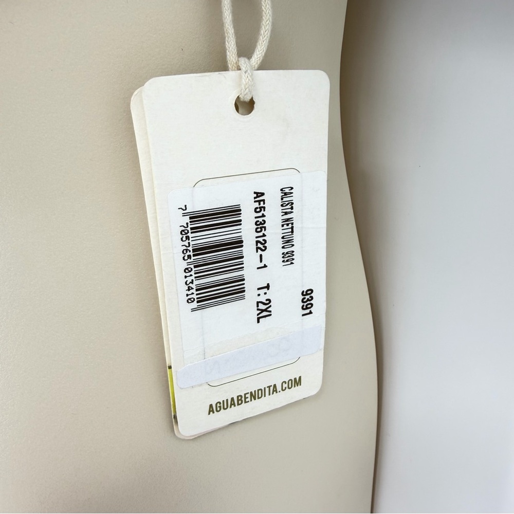 Agua Bendita Calista Nettuno Bikini Top in Blue Size 2XL - Picture 11 of 16